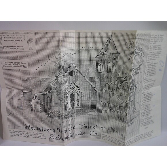 The Susan Louise Shop Heidelberg United Church of Christ Cross Stitch Kit PA - Picture 2 of 4